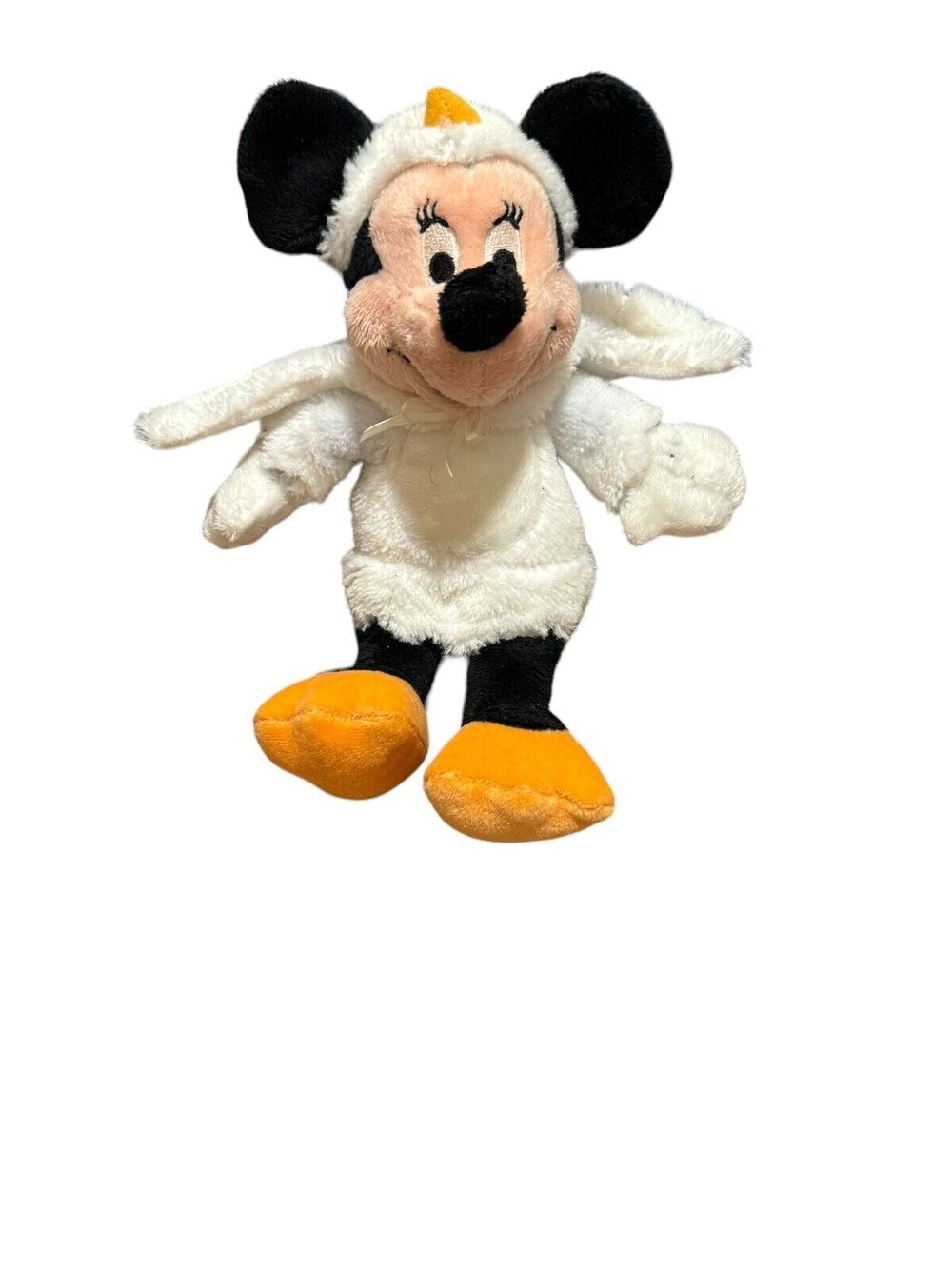 Mickey's 12 Days of Christmas French Hen Minnie Mouse Bean Bag 6" Plush Rare